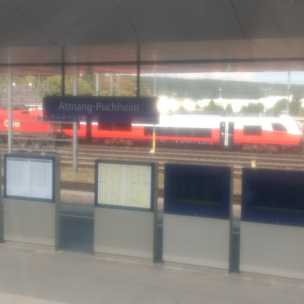 Photo taken at Bahnhof Attnang-Puchheim by Fabiano T. on 7/30/2018