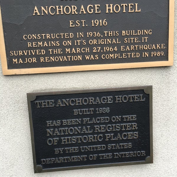 Photo taken at Historic Anchorage Hotel by John C. on 8/18/2016