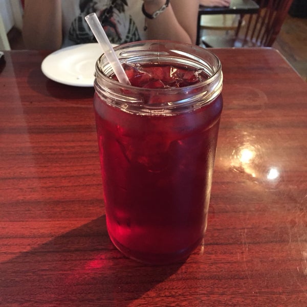 Try the blackberry hibiscus tea!