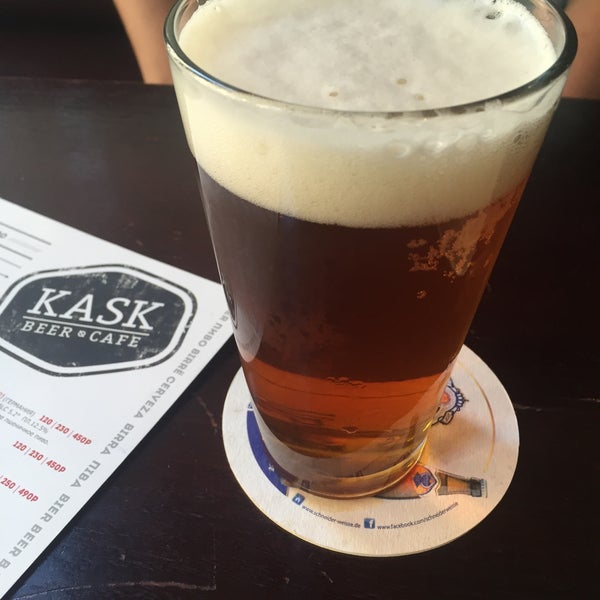Das Foto wurde bei Kask Beer Cafe von Marina P. am 8/8/2015 aufgenommen