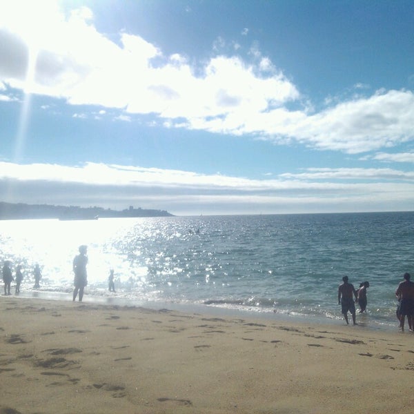 Photo taken at Playa Caleta Portales by Sergio F. on 2/16/2013