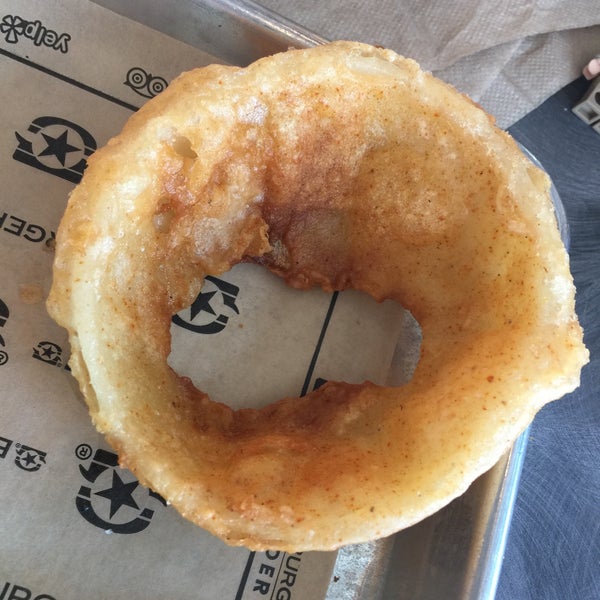 Found my favorite onion rings here! Huge and lightly battered!