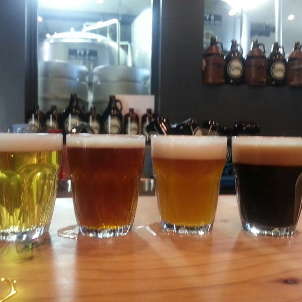 Photo taken at Bomber Brewing by Stirls on 2/17/2014