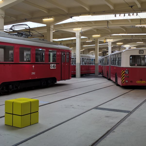 Das Foto wurde bei Remise – Verkehrsmuseum der Wiener Linien von Ondra V. am 8/5/2017 aufgenommen