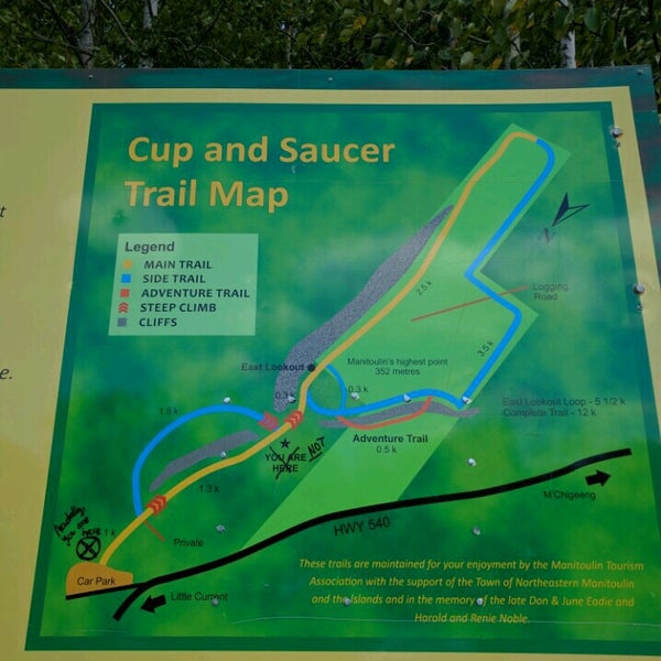 Cup and Saucer Trail Little Current, ON