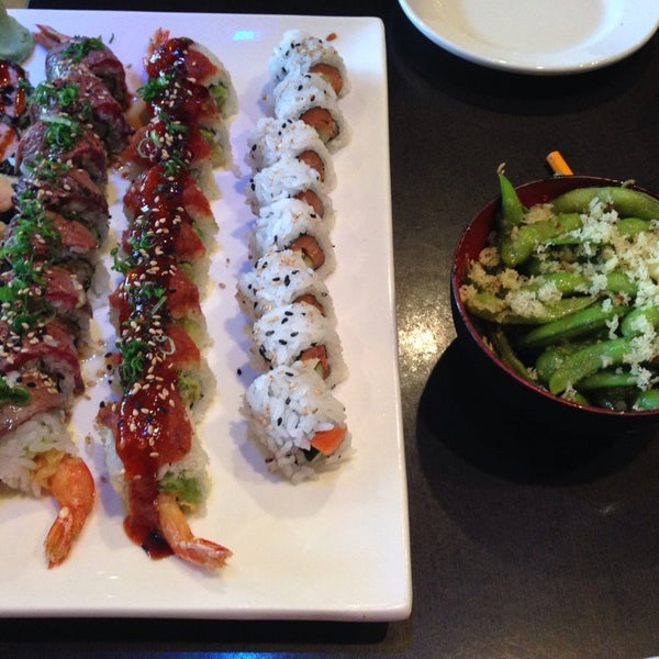 Photo taken at Sushi Hai by Nikki D. on 12/10/2013