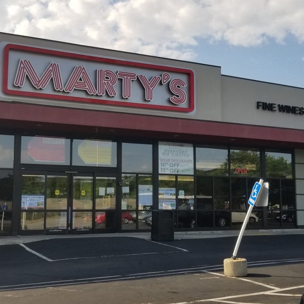 Photo taken at Marty&#39;s Liquors by Gregory W. on 6/21/2018