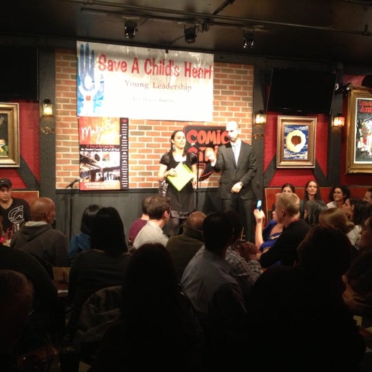 Photo taken at Comic Strip Live by Save a Child&#39;s Heart on 10/17/2012