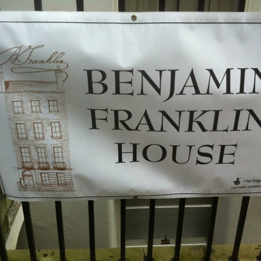 11/7/2012にWilliam B.がBenjamin Franklin Houseで撮った写真