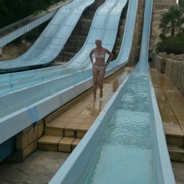 Photo taken at Pafos Aphrodite Waterpark by Max S. on 9/20/2015