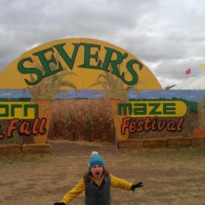Снимок сделан в Sever&#39;s Corn Maze &amp; Fall Festival пользователем Mykl R. 10/6/2012