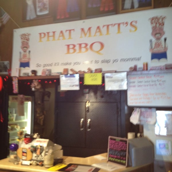 Photo taken at Phat Matt&#39;s BBQ by Bill S. on 5/7/2014