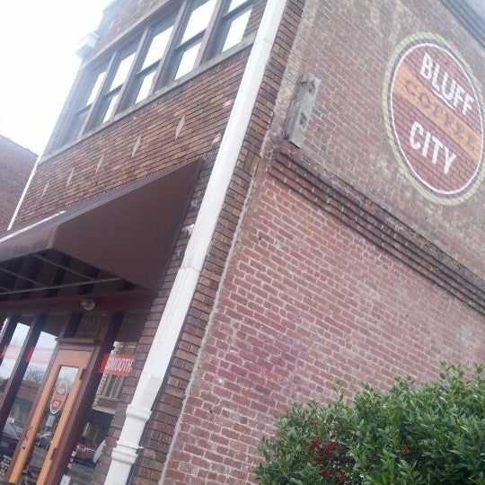 Photo taken at Bluff City Coffee by Matt W. on 2/10/2013