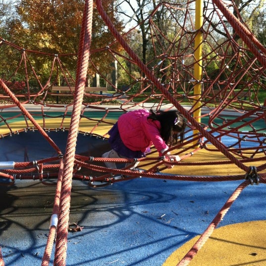Photo taken at Smith Memorial Playground &amp; Playhouse by Khalida J. on 11/9/2012
