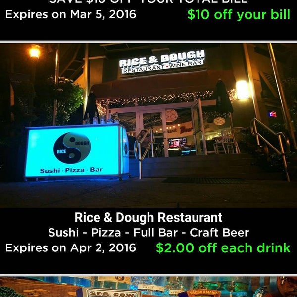 Foto scattata a Rice and Dough Restaurant and Wine Bar da TheGOapp .. il 2/3/2016