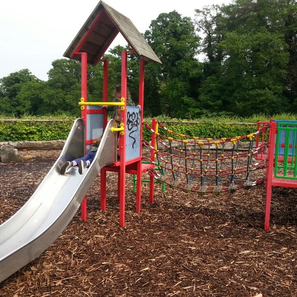 Photo taken at Bushy Park Playground by Liliana V. on 5/19/2014