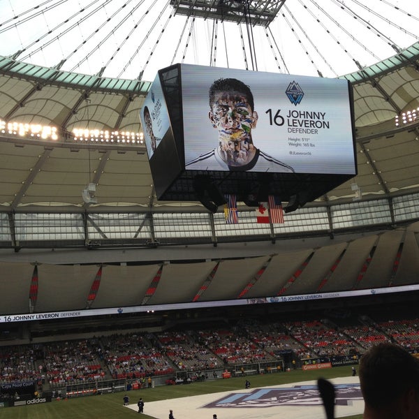 Photo taken at BC Place by Larry K. on 5/11/2013