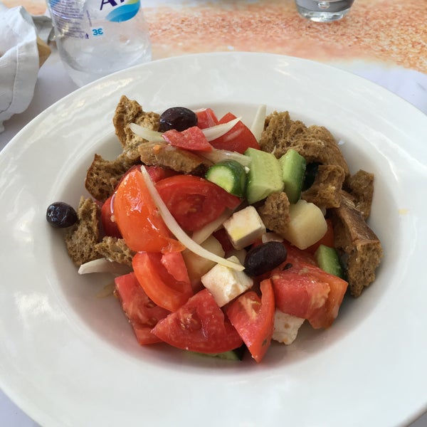 Really lovely food-- more pricey than most restaurants we've been to, but amazing view and location. Cretan salad and fries was great.