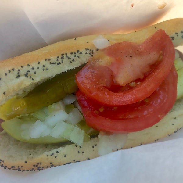 It’s a Chicago dog. There’s not much else around.