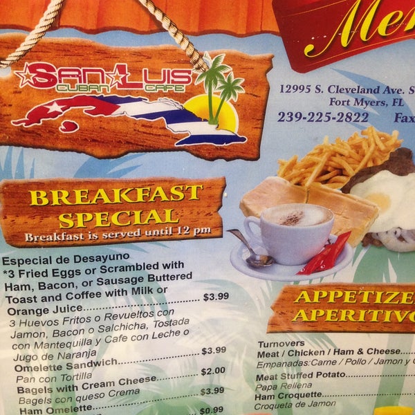 Photos at San Luis Cuban Cafe Cuban Restaurant in Fort Myers