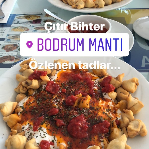 Photo taken at Bodrum Mantı&amp;Cafe by Yusuf Özdiker on 3/1/2018