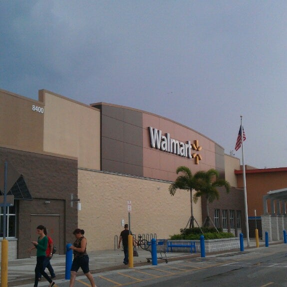 Walmart Supercenter Big Box Store in Miami