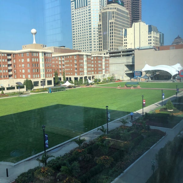 Photo taken at Columbus Commons by Rick W. on 9/30/2019