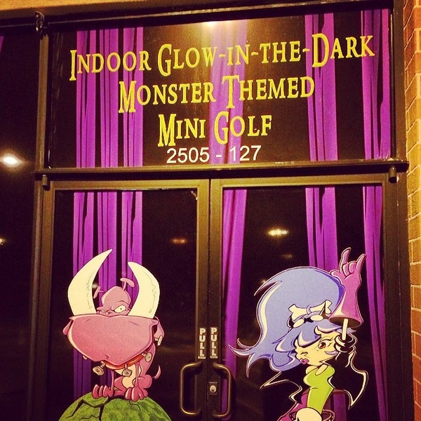 Photo taken at Monster Mini Golf by Justin M. on 2/14/2014