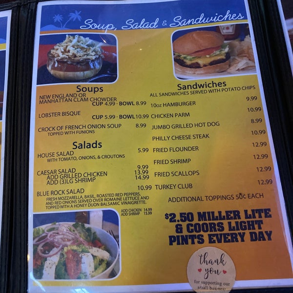 Blue Rock Café American Restaurant in Keyport