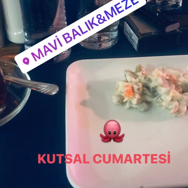 Foto tirada no(a) Mavi Balık&amp;Meze Restaurant por Ahmet S. em 3/14/2020