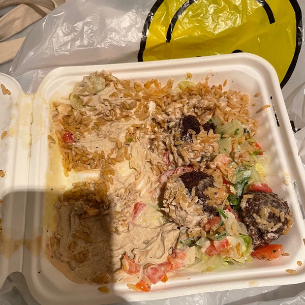 Ordered meat combo plate with shawarma & there was no meat! I paid additional cost to add meat & waited after customers who ordered after me. I paid in cash & live a subway ride away.