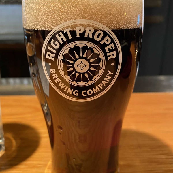 Photo taken at Right Proper Brewing Company by Tristan N. on 2/27/2022
