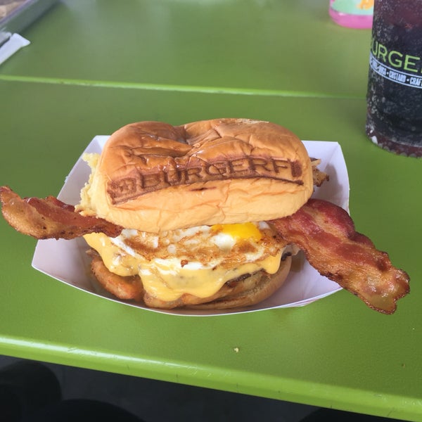 Breakfast burger - delicious