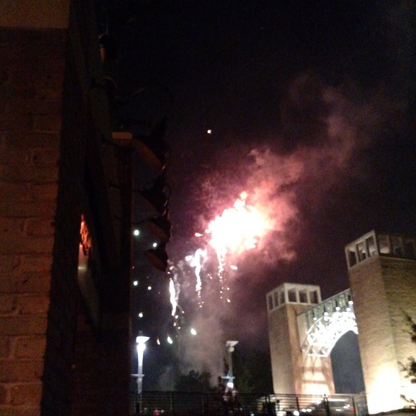 Fireworks from the patio