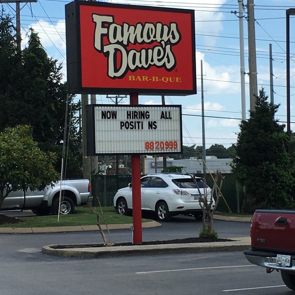 Photo taken at Famous Dave&#39;s by Stephen G. on 7/13/2017