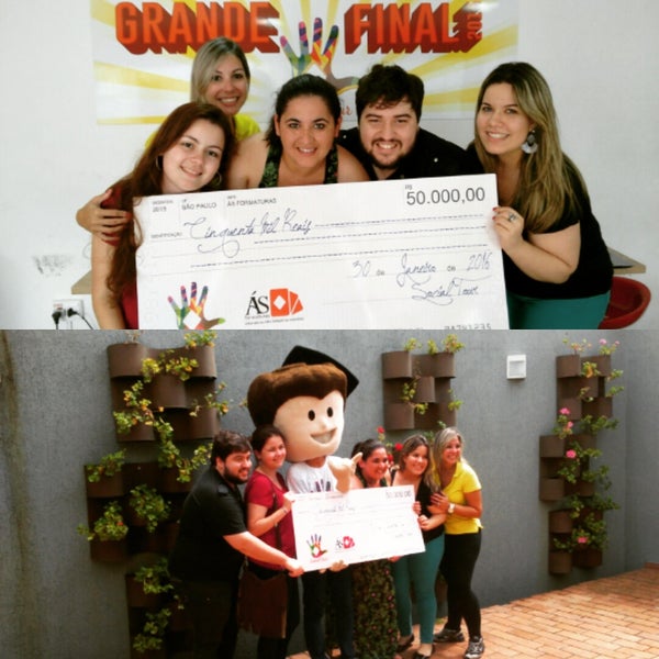 Entregou esse ano o prêmio de 50.000 reais para investir na festa de formatura graças ao Social Tour.