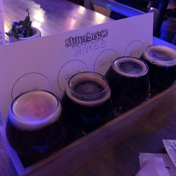Foto diambil di Somerville Brewing (aka Slumbrew) Brewery + Taproom oleh Constantin W. pada 12/20/2018