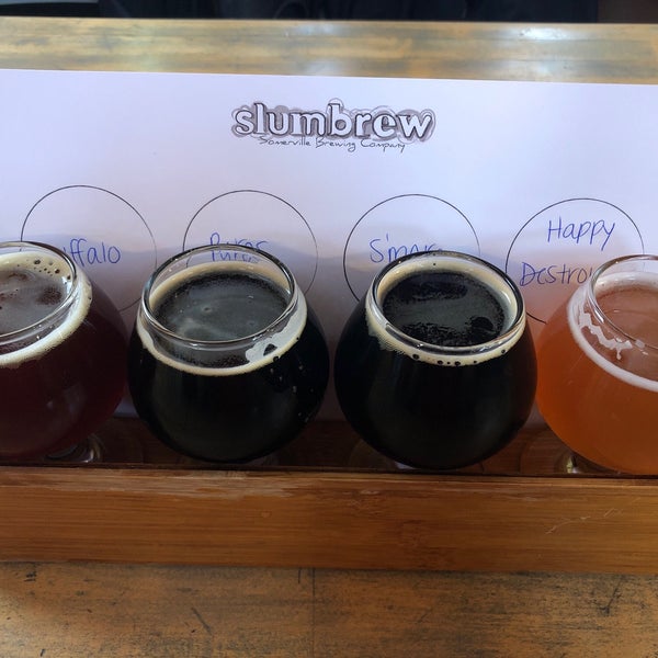 Foto diambil di Somerville Brewing (aka Slumbrew) Brewery + Taproom oleh Constantin W. pada 3/23/2019