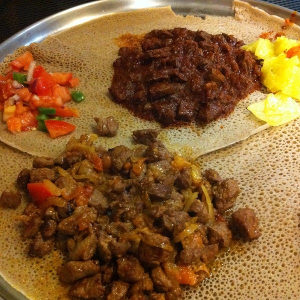 Photo taken at Zenebech Injera by Aristippos on 2/7/2015