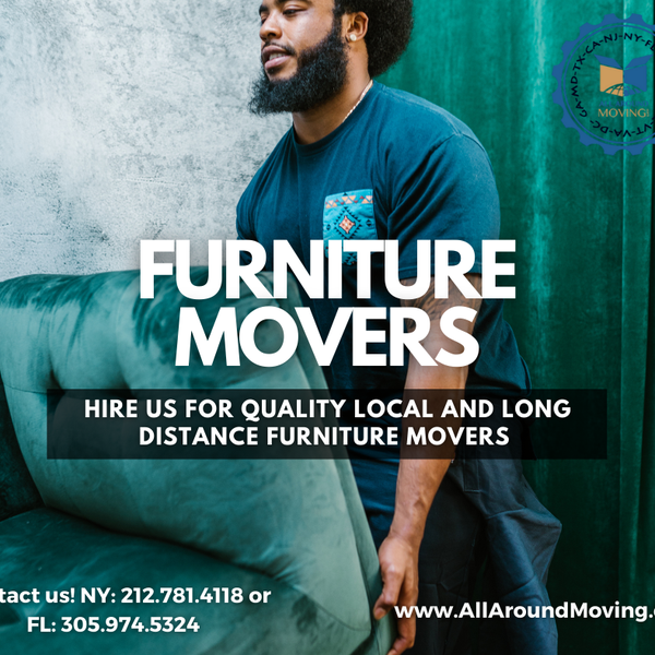 Need furniture movers in Miami? Call us today! 305.974.5324