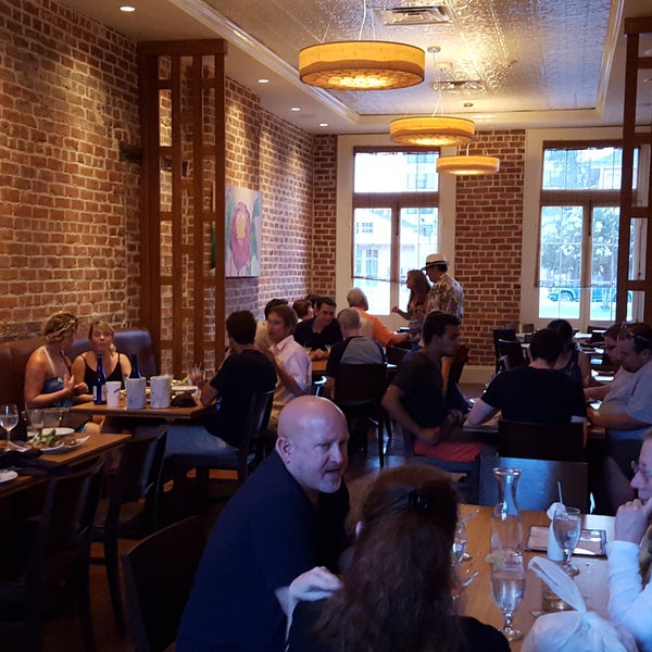 The new SukhoThai location at 2200 Royal Street, at the corner of Elysian Fields Ave, is located in a beautiful historic building that was once the old Pontchartrain Railroad Bakery.