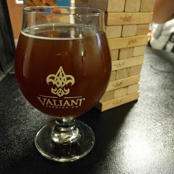 Photo taken at Valiant Brewing Company by Lydia B. on 3/25/2017