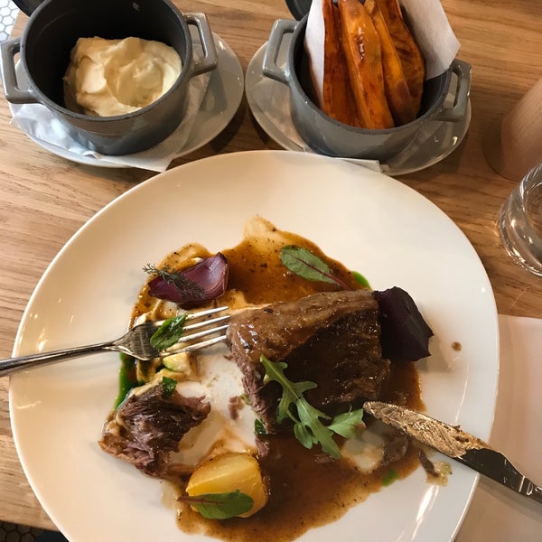The best place we ate in Prague. Incredible short rib, softest meat ever. Lots of sous-vide dishes. Healthy and incredible. Great for Paleo.