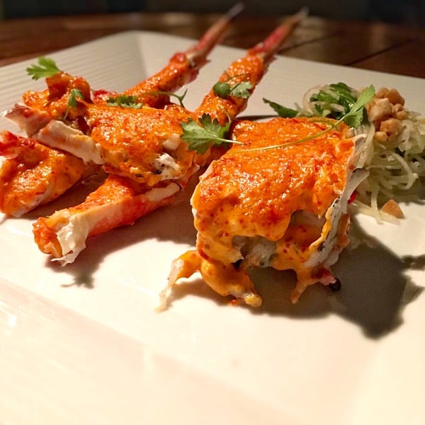Try the Spicy King Crab Legs, they're to die for!