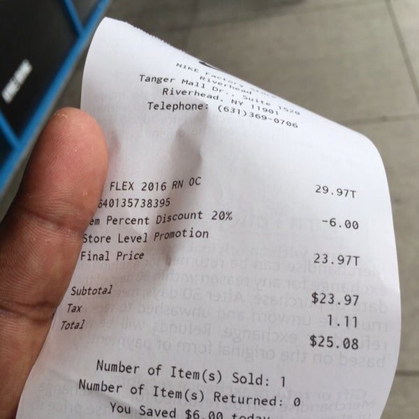 tanger outlet coupons nike