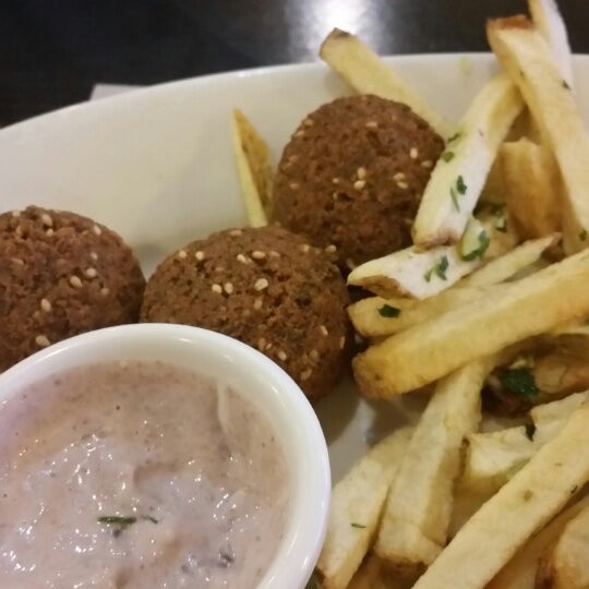 The falafel is perfect