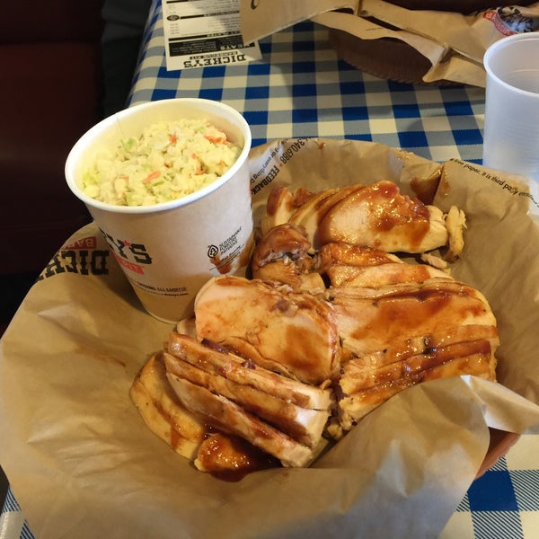 Photo taken at Dickey&#39;s Barbecue Pit by Ijaz A. on 1/1/2015