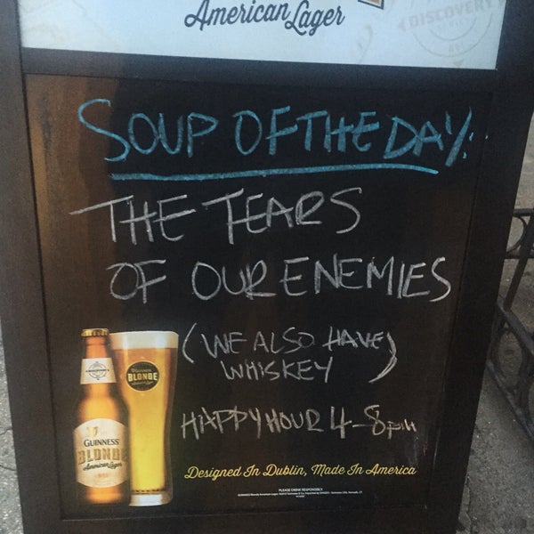 I liked the soup of the day!