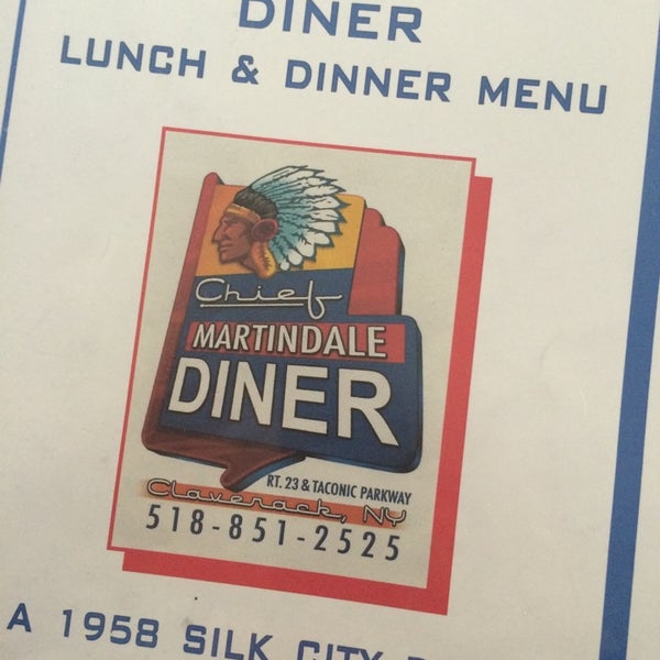 Photo taken at Martindale Chief Diner by Jennifer O. on 3/21/2014