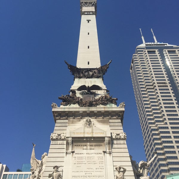 Photo taken at Soldiers &amp; Sailors Monument by Andrew R. on 3/30/2016